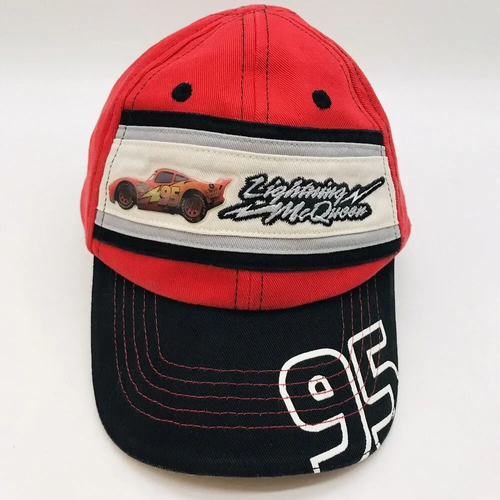 Lightning Mcqueen Disney x Pixar Cars Movie Hat Toddler Strapback Baseball Cap